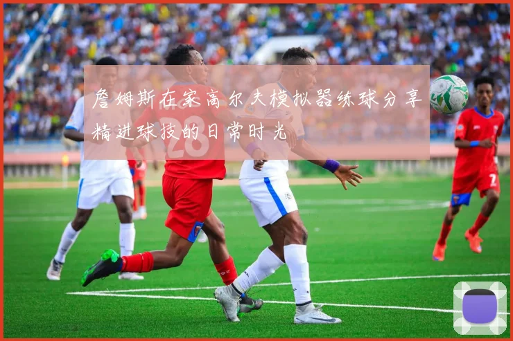 詹姆斯在家高尔夫模拟器练球分享精进球技的日常时光